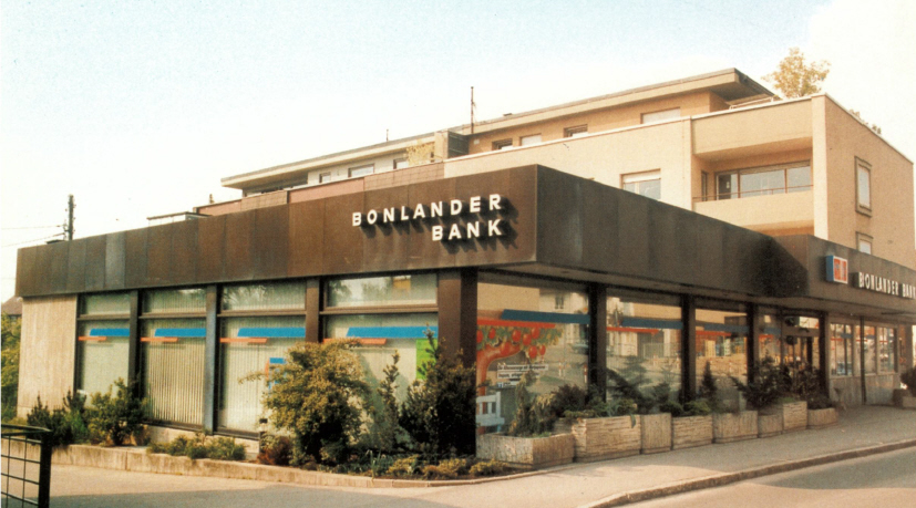 Die Bonlander Bank in den 90-er Jahren.